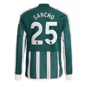 Maillot de foot Manchester United Jadon Sancho #25 Extérieur 2023-24 Manche Longue